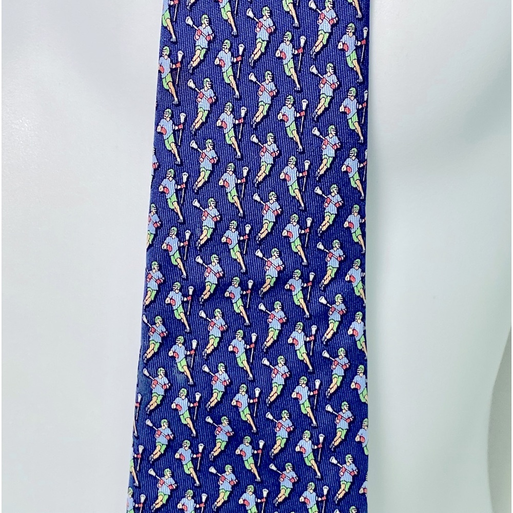 Boys Vineyard Vines Tie - Blue Lax
